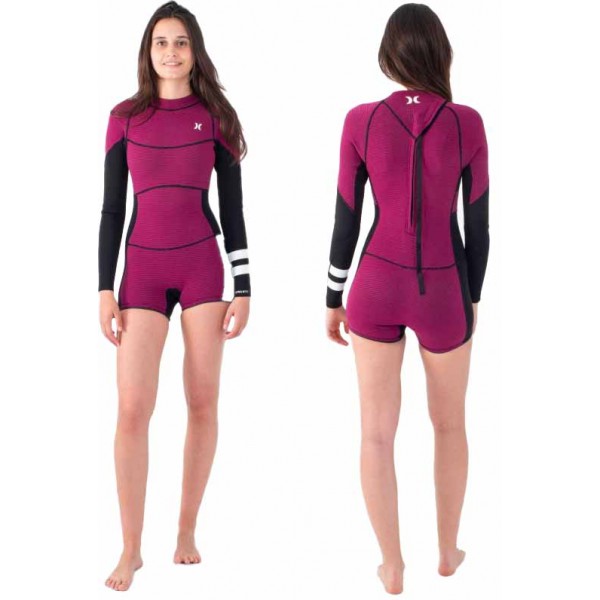 Imagén: Fato Surf Hurley Women Advantage texture 2mm