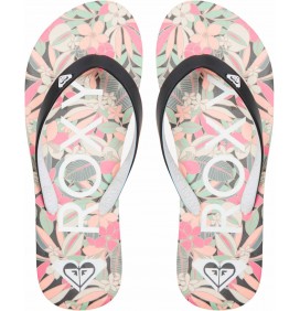 Chanclas Roxy tahiti Black/Pink/Soft Lime