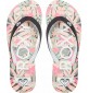 flip flops Roxy tahiti Black/Pink/Soft Lime