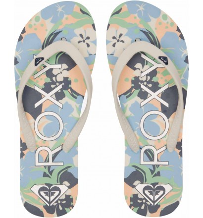 flip-flops Roxy tahiti Black/Pink/Soft Lime