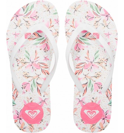 Chanclas Roxy By the Sea White/Pink