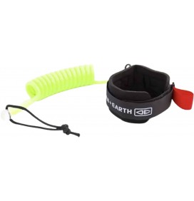 Leash de bodyboard Ocean & Earth wrist coil Lime