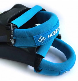 Leash de Pé de pato Hubboards Deluxe Fin Tethers Blue