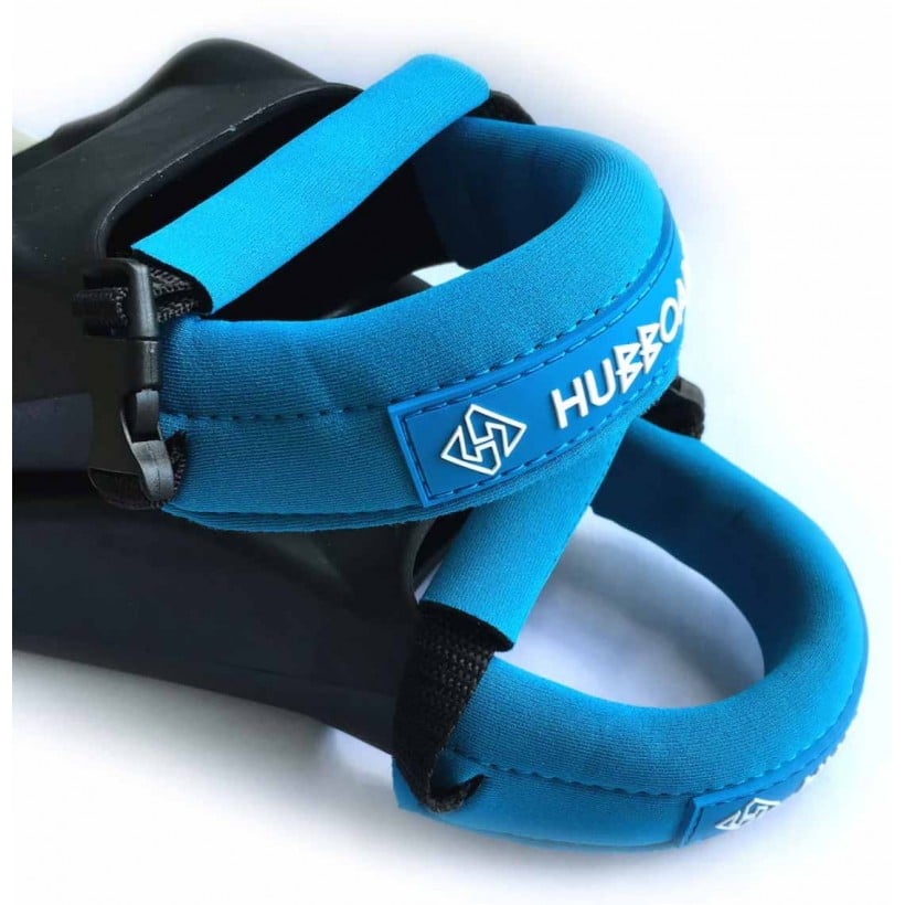 Leash de Pé de pato Hubboards Deluxe Fin Tethers Blue