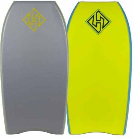 Prancha de bodyboard Hubboards Hubb Firestarter PE Grey/Fluro Yellow