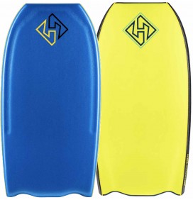 Planche de bodyboard Hubboards Deluxe PE Bat Royal Blue/Yellow