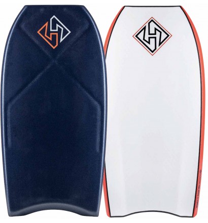 Planche de Bodyboard Hubboards Quad Core PP Sci Five Midnight Blue/White