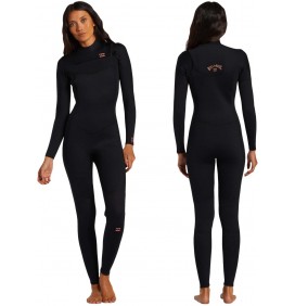 Fato Surf Billabong Foil women 4/3mm CZ Black