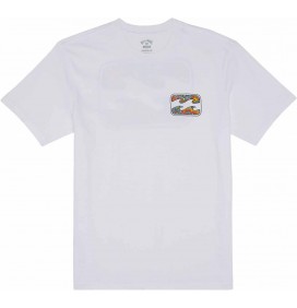 Camisa Billabong Crayon Wave white