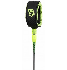 Creatures Reliance Pro Surfboard Leash Black Lime