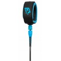 Creatures Reliance Pro Surfboard Leash Black Cyan