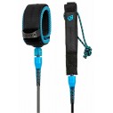 Creatures Reliance Pro Surfboard Leash Black Cyan