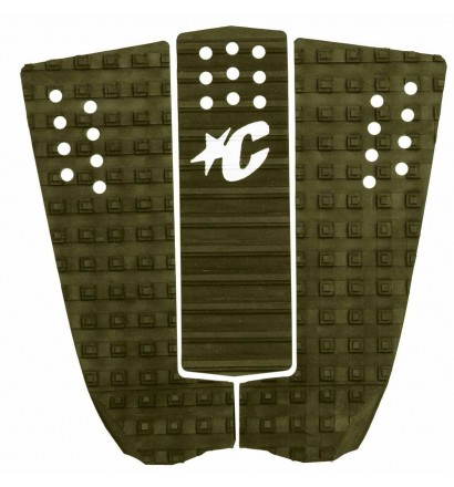 Surfboard tail pad Creatures Reliance III Dual Dark Olive