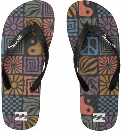 Flip Flops Billabong All Day Impact Print Chestnut