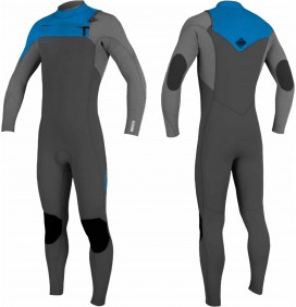 Wetsuit O´Neill Hyperfreak Youth 5/4mm+ Graph/Smoke/Baliblue