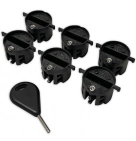 Set of 6 Eurofin Plugs