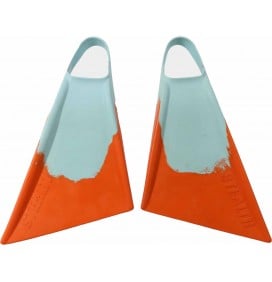 Stealth S2 Pinnacle Bodyboard Fins Blue/Sun Gold