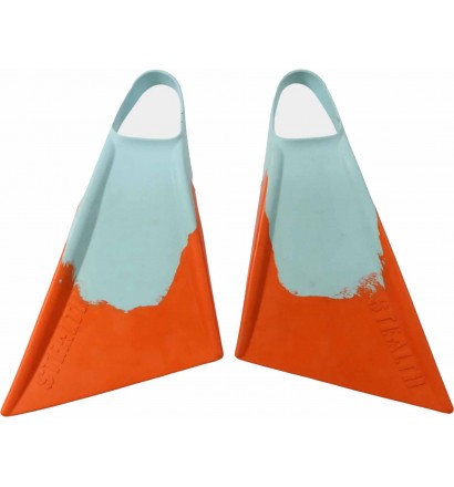 Stealth S2 Pinnacle Bodyboard Fins Blue/Sun Gold