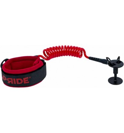 Leash  bodyboard Pride standard biceps Red