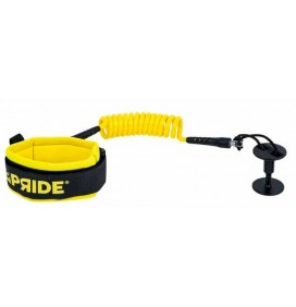 Leash  bodyboard Pride standard biceps Yellow