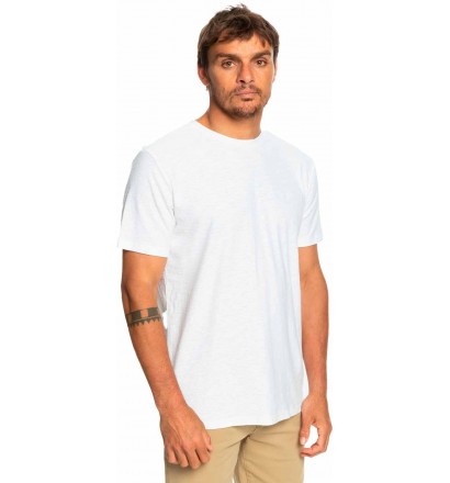 Camiseta Quiksilver Slub Roundneck white