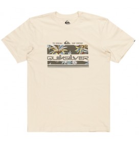 Camiseta quiksilver Tropical Rainbow beige