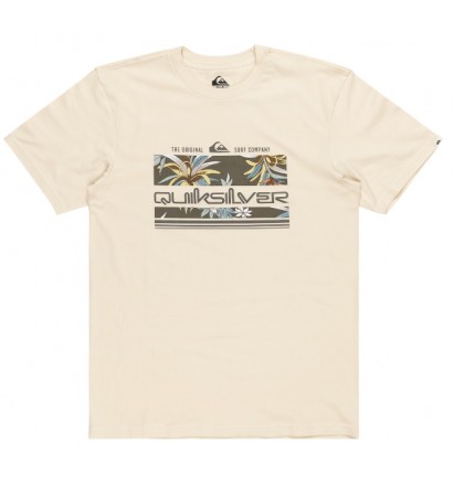 Camiseta quiksilver Tropical Rainbow beige