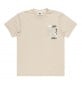 Camiseta quiksilver Behind Wave beige