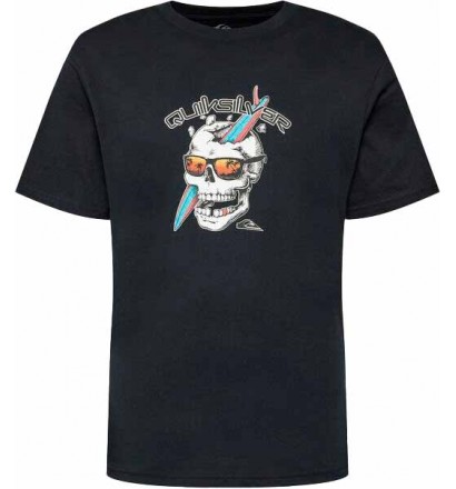 Camiseta quiksilver One Last Surf black