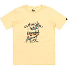 Camiseta quiksilver One Last Surf mellow yellow