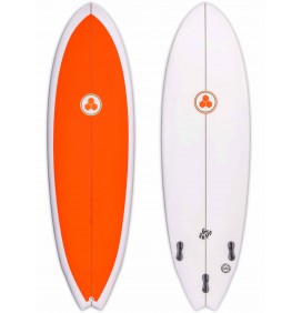 Surfplank Channel Island Zwart en Wit