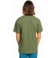 Camiseta quiksilver step inside kaki