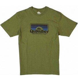 T-shirt Quiksilver step inside kaki