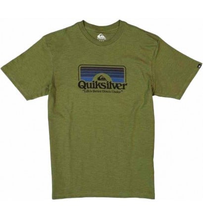 T-Shirt quiksilver step inside kaki