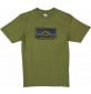 Tee Shirt quiksilver step inside kaki