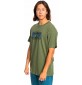 Camiseta quiksilver step inside kaki