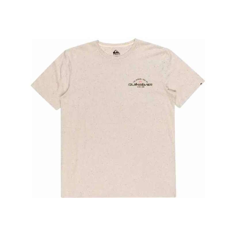 Camiseta quiksilver arched type beige