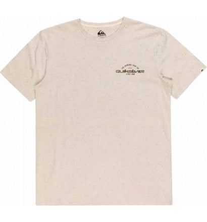 Tee Shirt quiksilver arched type beige