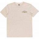 Tee Shirt quiksilver arched type beige