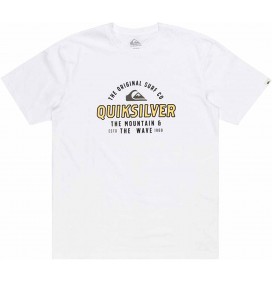 Camiseta quiksilver Floating around white