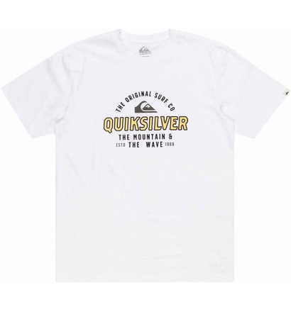 Camiseta quiksilver Floating around white