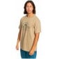 Camiseta quiksilver Floating around Beige