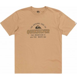 Camiseta quiksilver Floating around Beige