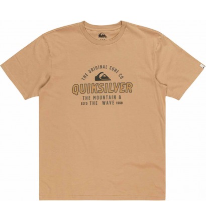 Camiseta quiksilver Floating around Beige