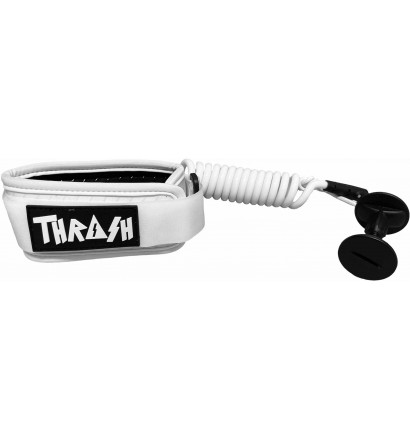 Leash de bodyboard Thrash Biceps V-Grip Full White