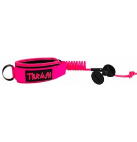 Leash de bodyboard Thrash Biceps V-Grip Full Pink