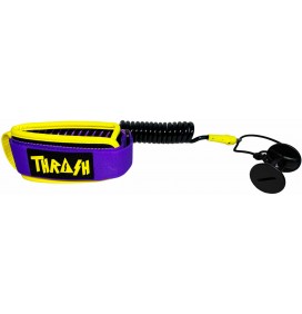 Leash bodyboard Thrash Biceps V-Grip Yellow/Purple