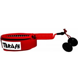 Bodyboard leash Thrash Biceps V-Grip Red