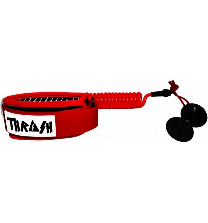 Bodyboard leash Thrash Biceps V-Grip Red