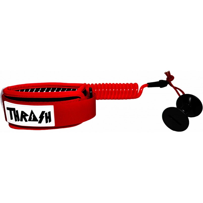 Leash für bodyboard Thrash-Bizeps V-Grip Red